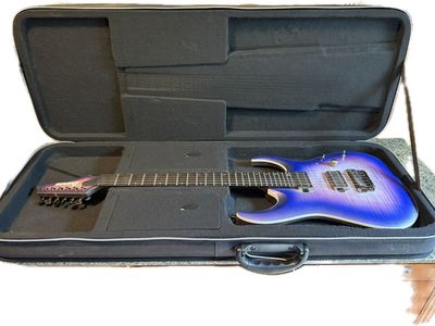 Ibanez RGA61AL Axion Label Indigo Aurora Burst + Road Runner Case Price: $700 OBO