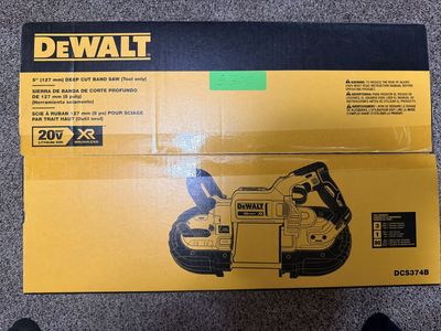 DeWALT XR 20V MAX 5-inch Deep Cut. * Brand New *