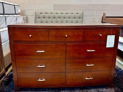 SOLID WOOD 9-DRAWER DRESSER – FINISH LUXURY PIECE $1,000 dollars OFF