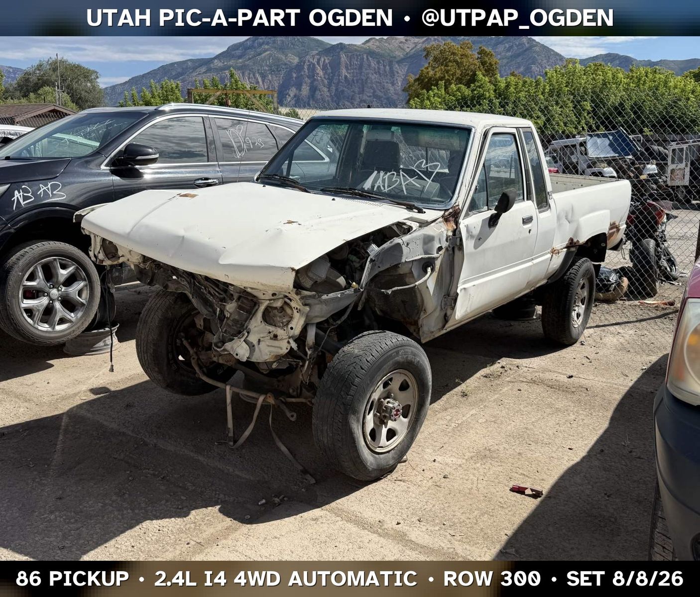 New Arrival - 1986 Toyota Pickup Parts - UTPAP Ogden