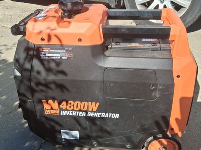 WEN Quiet and Lightweight 4800-Watt RV-Ready Portable Inverter Generator with Fuel Shut Off