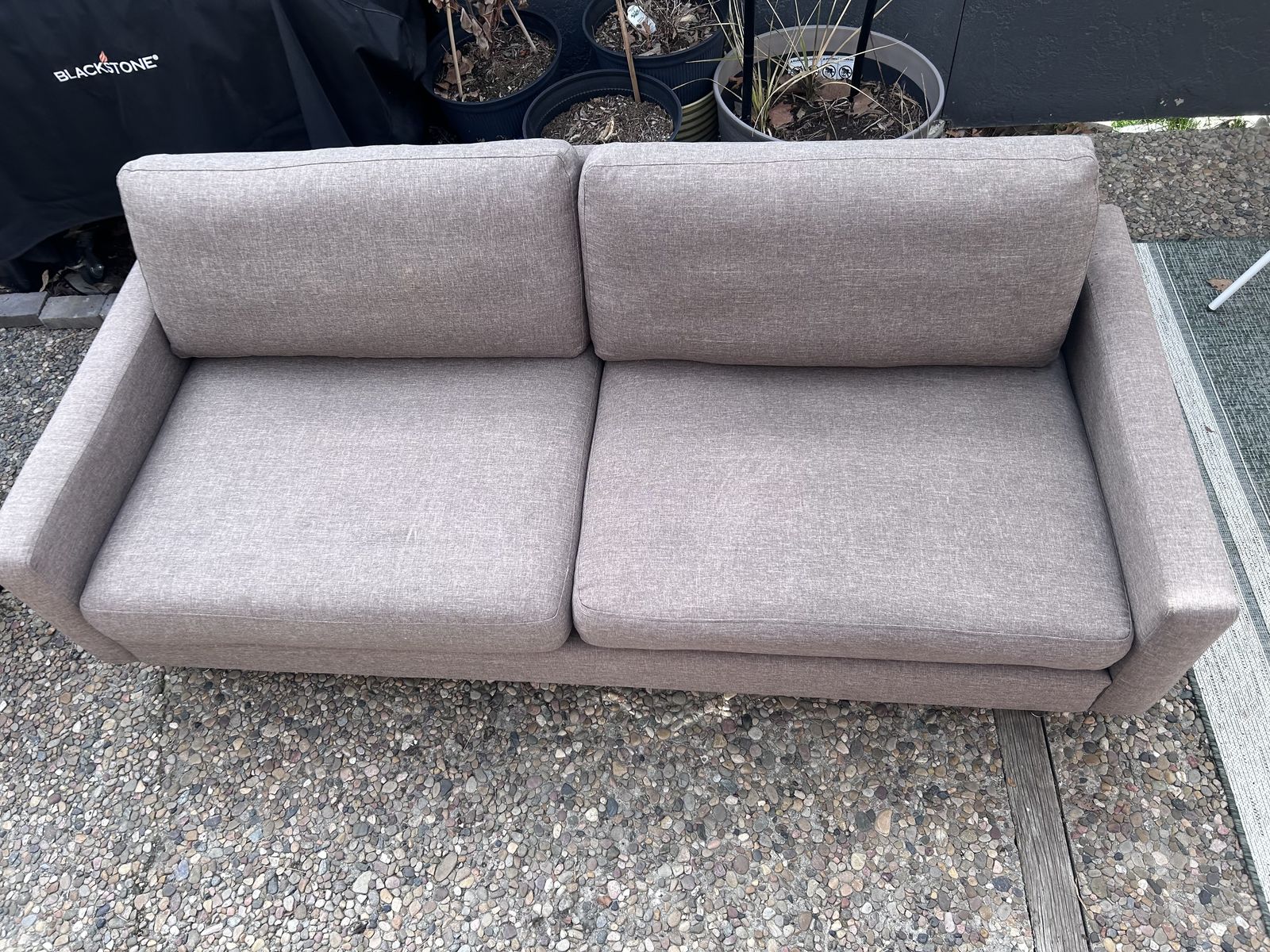 2016 Crate and Barrel sofa