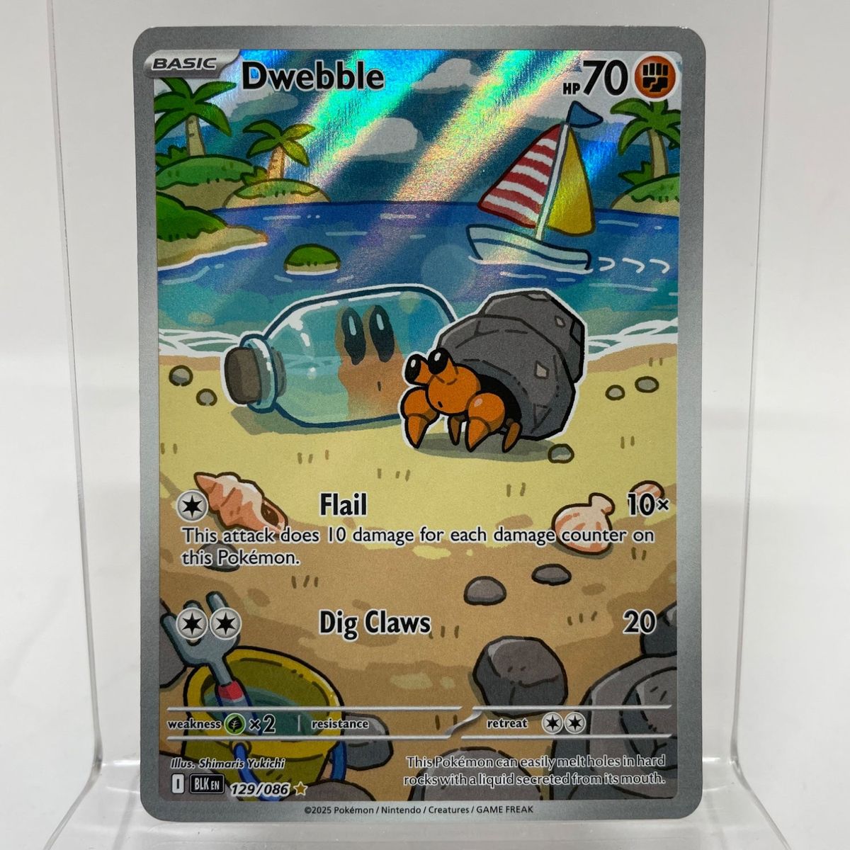 Pokémon TCG SV: Black Bolt Dwebble 129/086 English