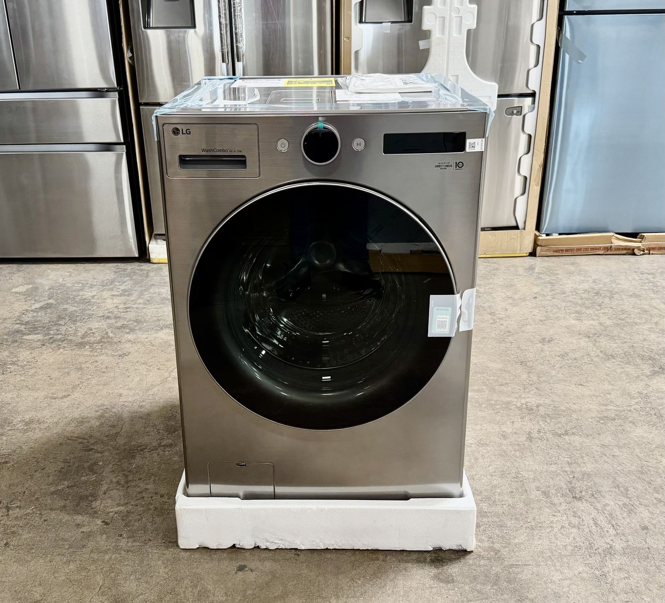 LG ALL IN ONE WASHER/DRYER COMBO WITH FULL MANUFACTURES WARRANTY