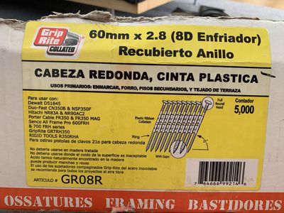 Ring Shank Collated Framing Nails