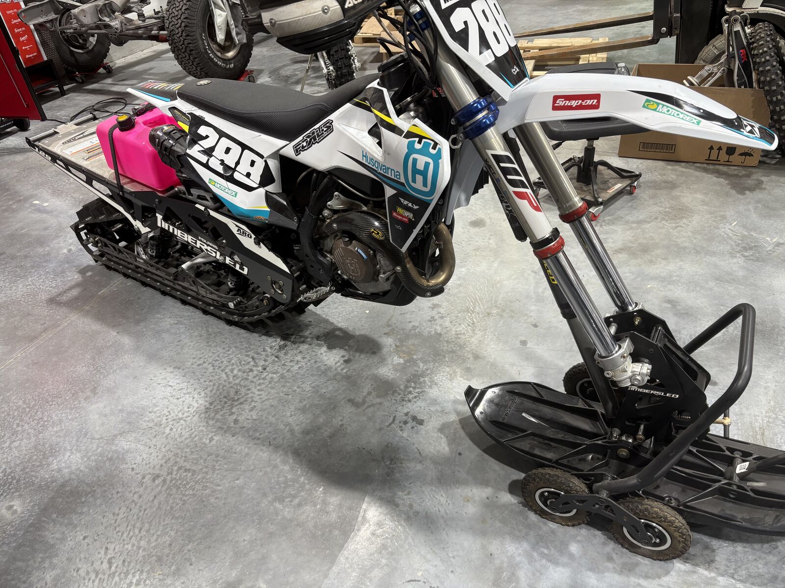 2019 HUSQVARNA FC 450 W/TIMBERSLED