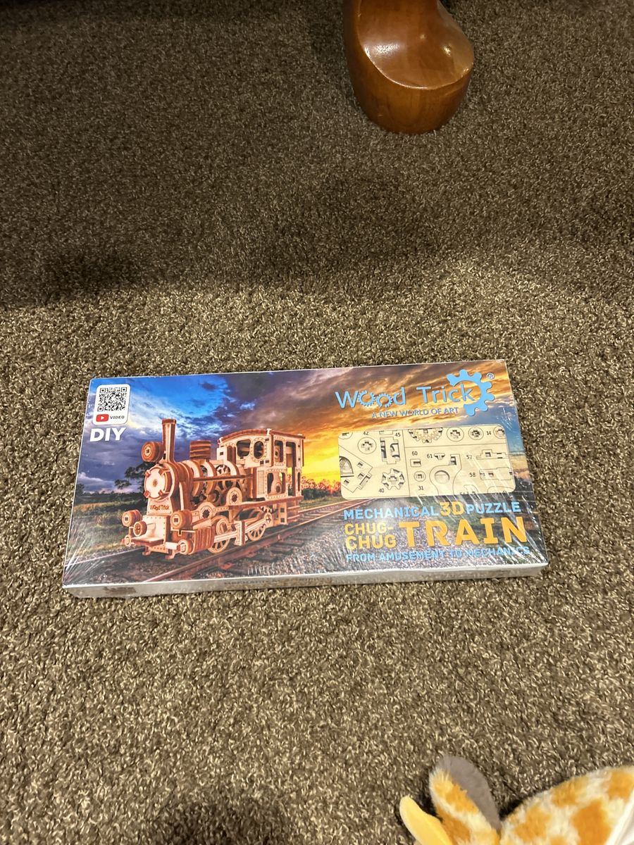 3d Wooden Train Puzzle