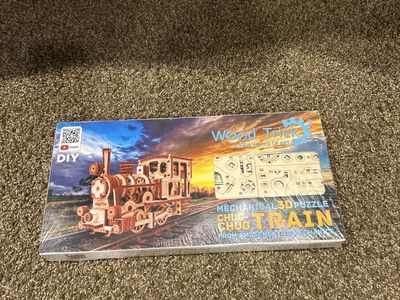3d Wooden Train Puzzle