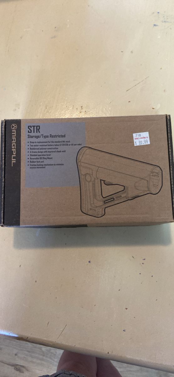 Magpul STR Storage/Type Restricted Carbine Stock Mil-Spec FDE