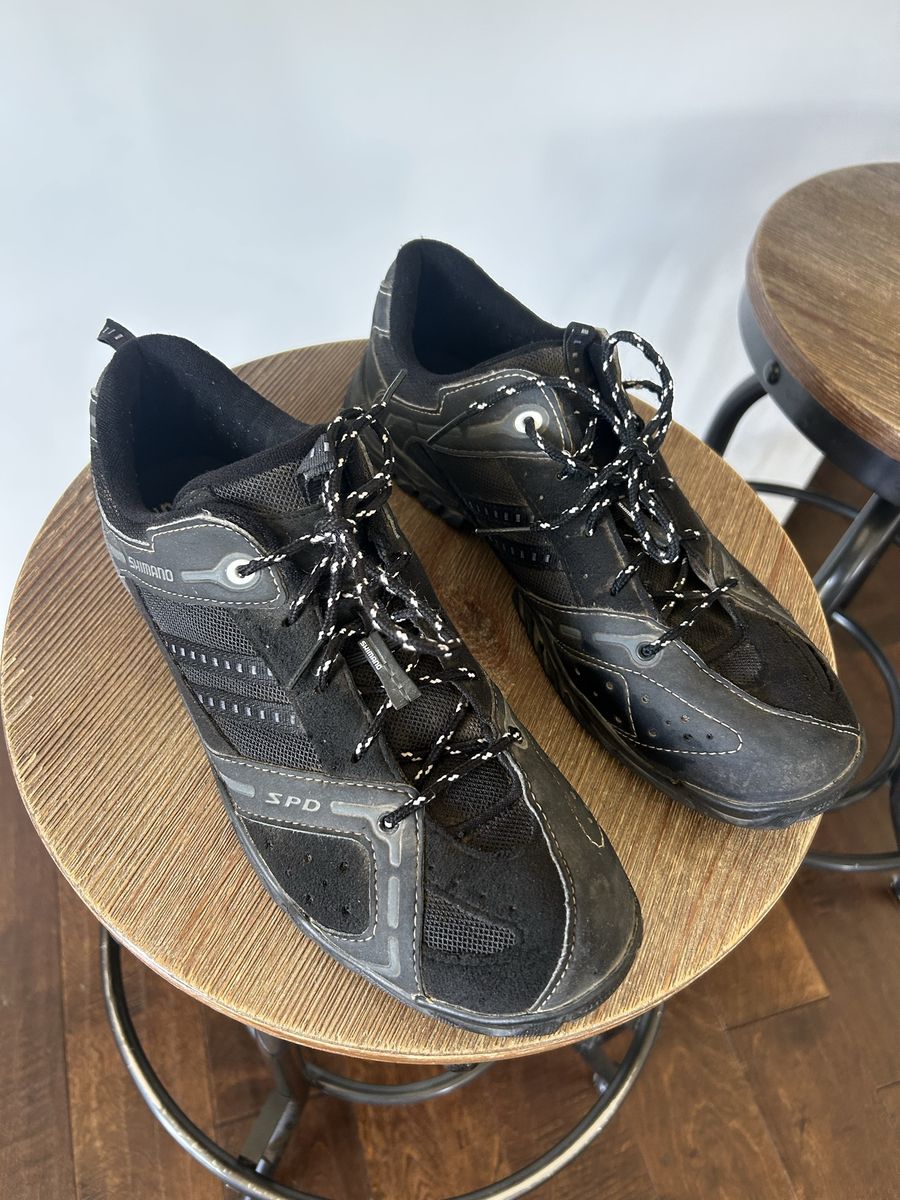 Shimano SPD Cycling Shoes Black Men's Used Mountain Bike Clipless Pedal Compatible