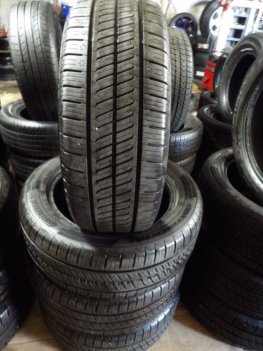 205/55R16 CONTINENTAL CONTROL CONTACT SET OF USED TIRES