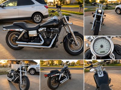 2009 Harley-Davidson Fat Bob Cruiser Motorcycle - Black - 25,765 Miles CLEAN TITLE