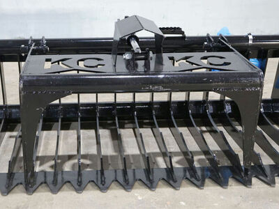 2025 Kit Containers QT-SG-S76-V3 76 in Skeleton Skid Steer Grapple Bucket