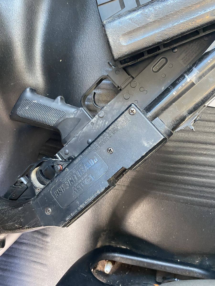 AK style semi/full automatic bb rifle/pump up pellet gun.