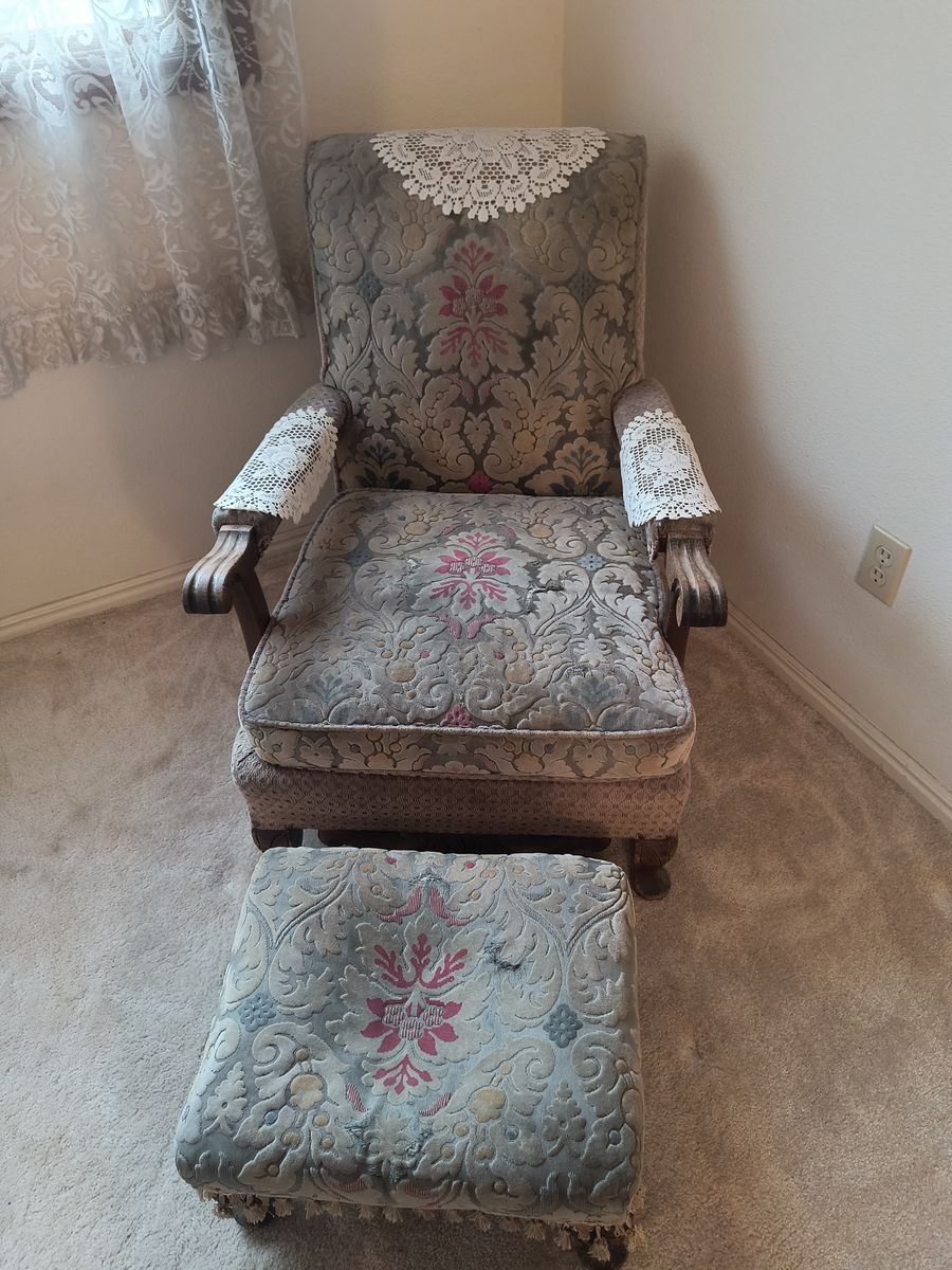 Antique upholstered chair