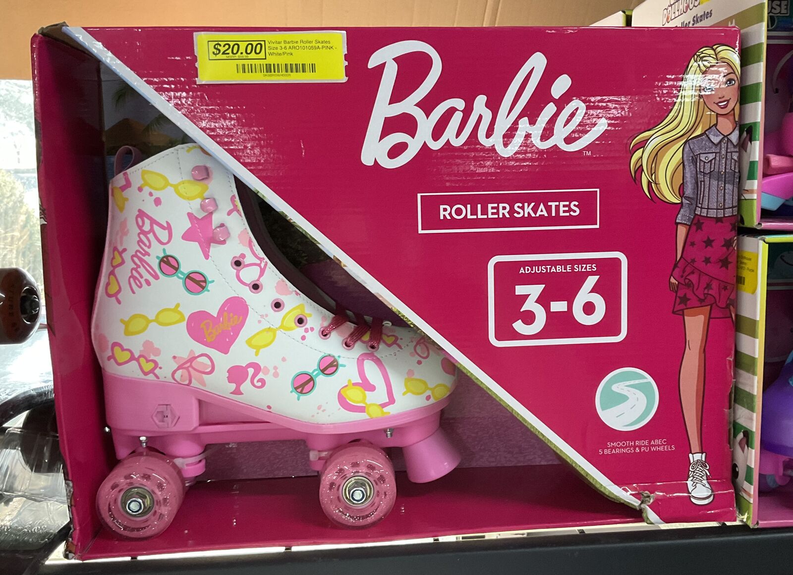 Barbie Roller Stakes size 3-6