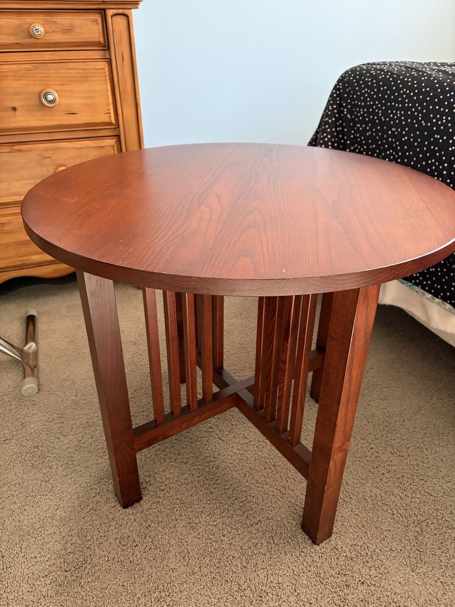 Solid Oak End Table or Entry Table