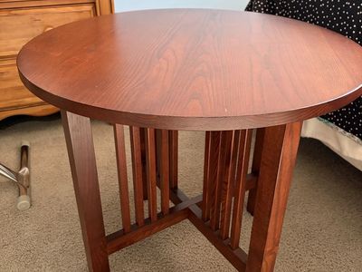 Solid Oak End Table or Entry Table