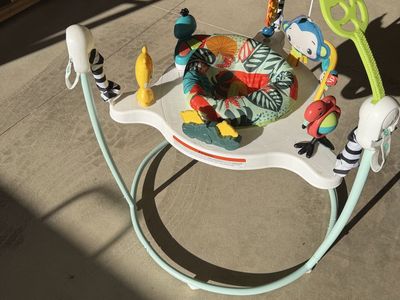 Fisher-Price Rainforest Jumperoo Activity Center with Lights & Sounds