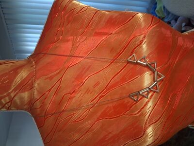 18 inch gold triangle necklace