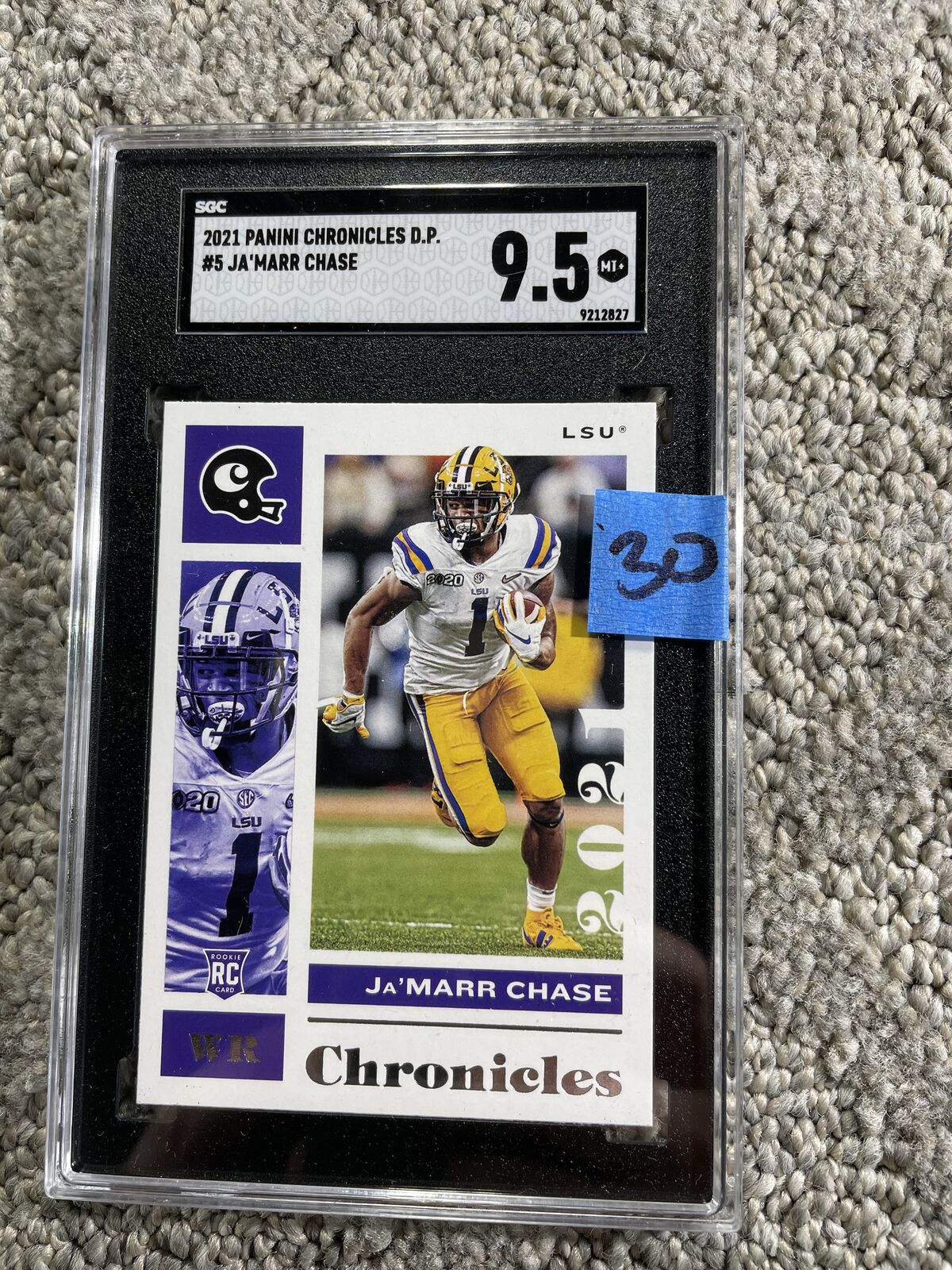 JaMaar Chase rookie graded slabs 9.5