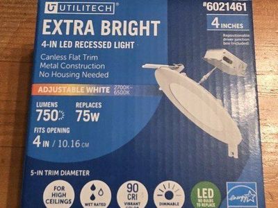 4" canless recessed lights extra bright 6 pack
