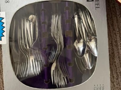 50-piece stainless steel flatware set by Oneida,
