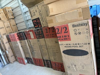 Bestway 18ft x 48in Round Above Ground Pool Set - Easy Assembly, New in Box