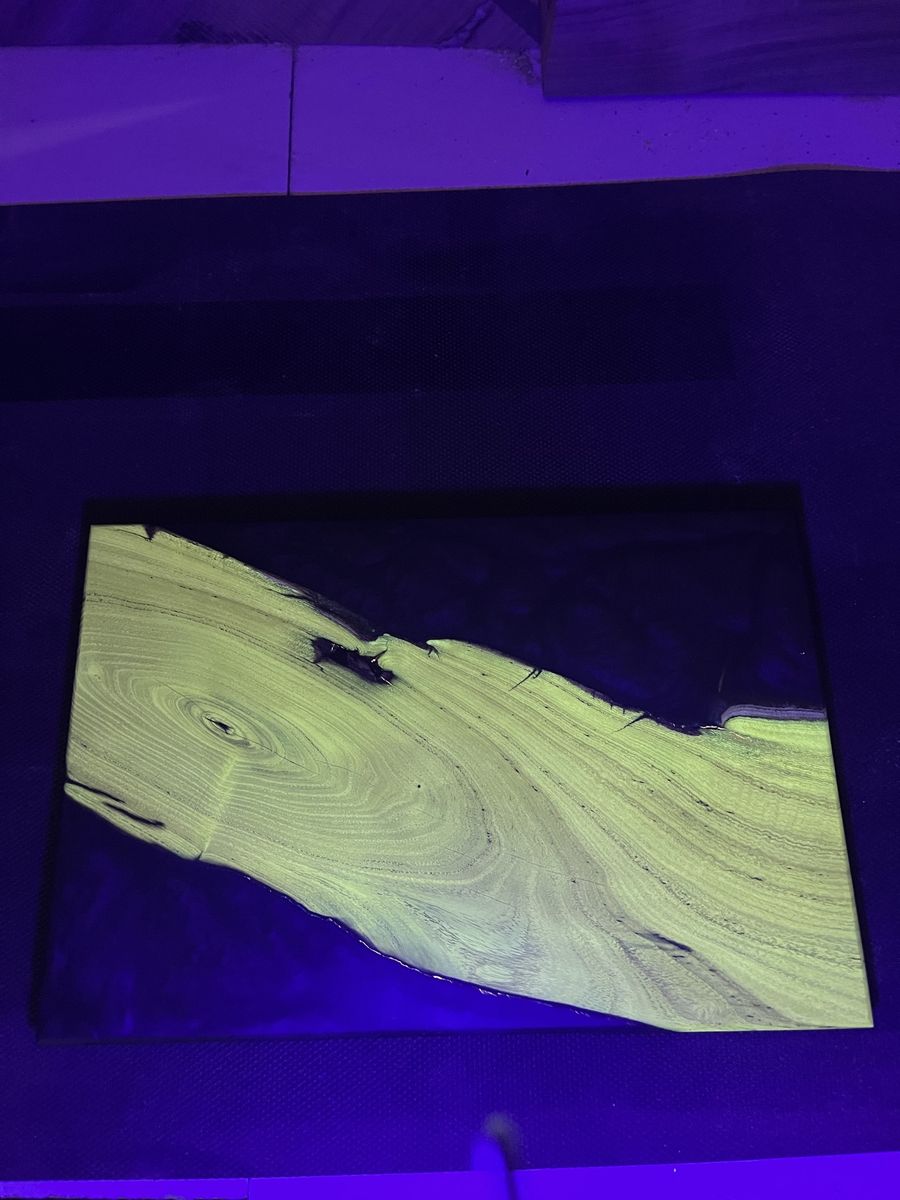 UV reactive slabs