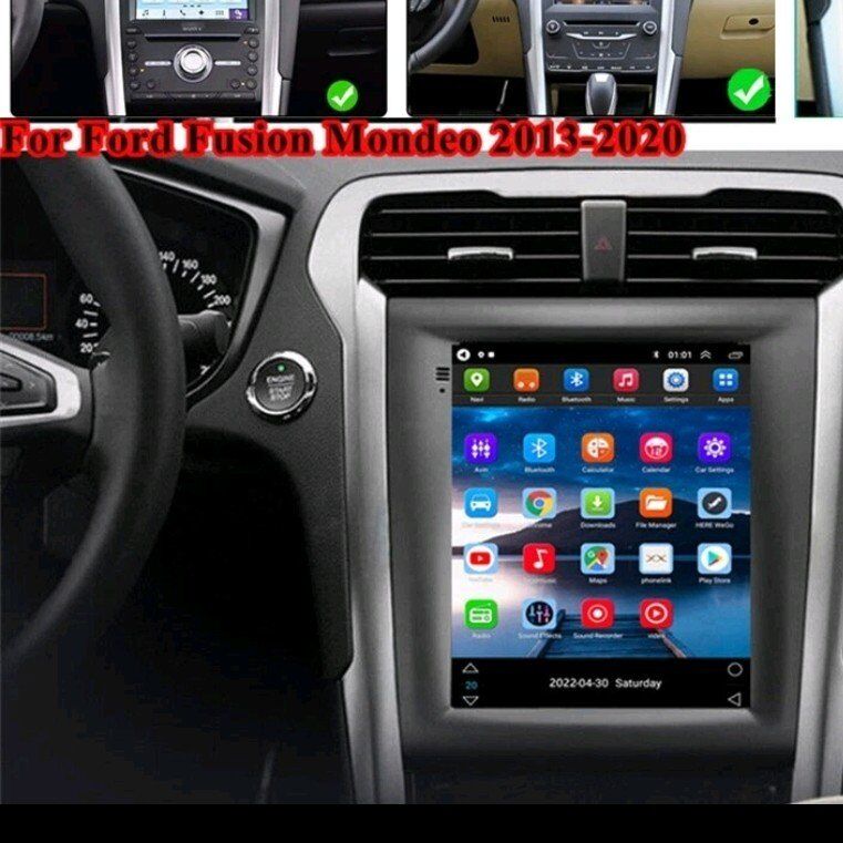 9.7'' Vertical Stereo Radio GPS Head Unit For 2013