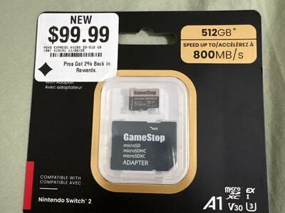 GameStop 512gb Express Sd Card