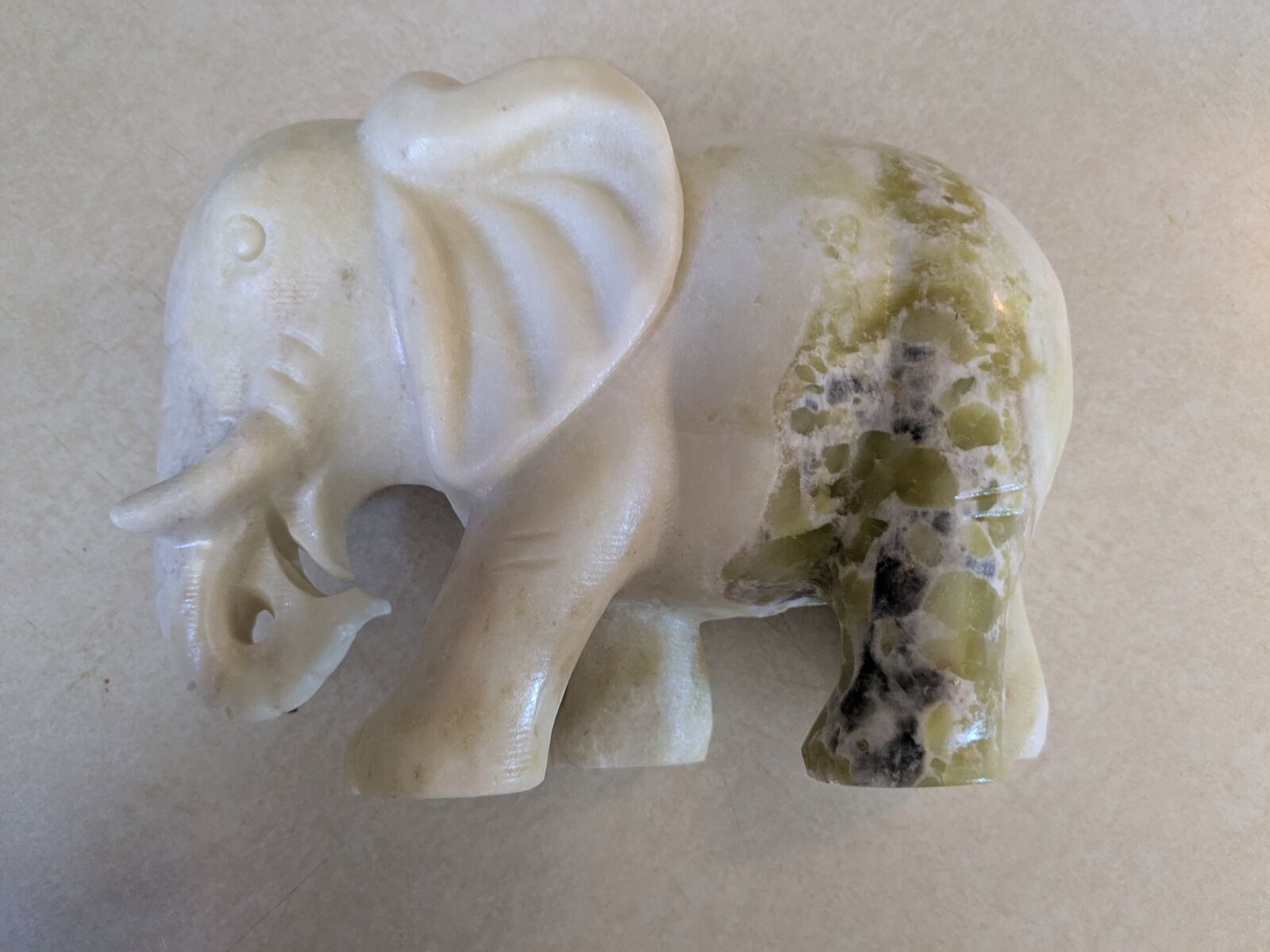 Solid Jade Elephant