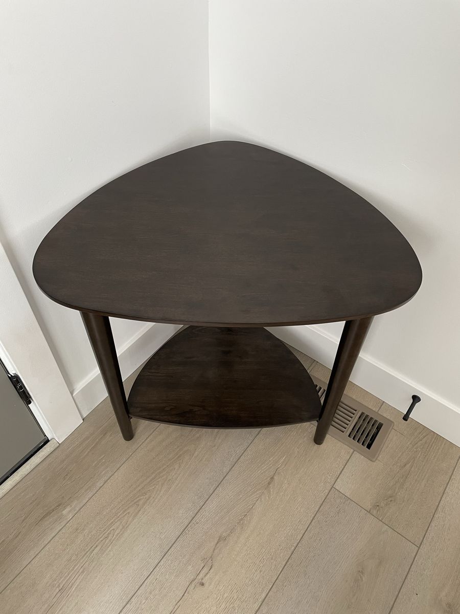 Dark Wood End Table