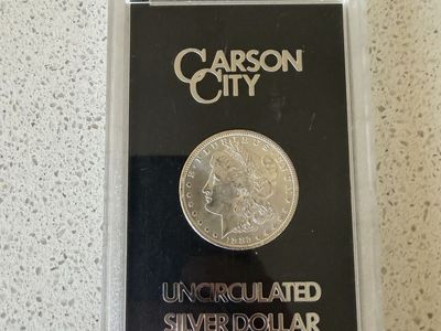 Carson city Morgan silver dollar