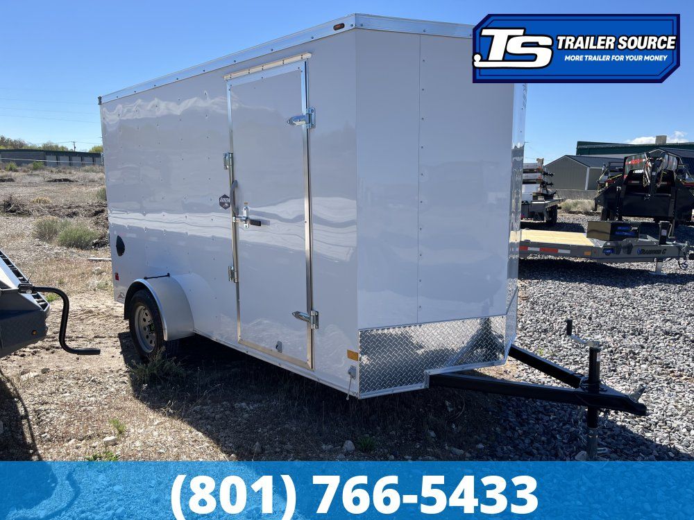 6x12 American Hauler Arrow Enclosed Cargo Trailer - 6'6" Interior - 3.5K GVWR -