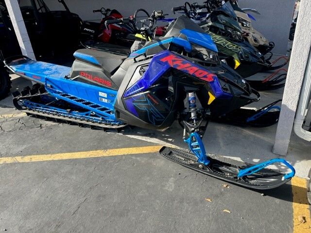 2023 Polaris PATRIOT 9R RMK KHAOS SLASH 165 - Gloss Black / Spirit Blue / Velocity Blue