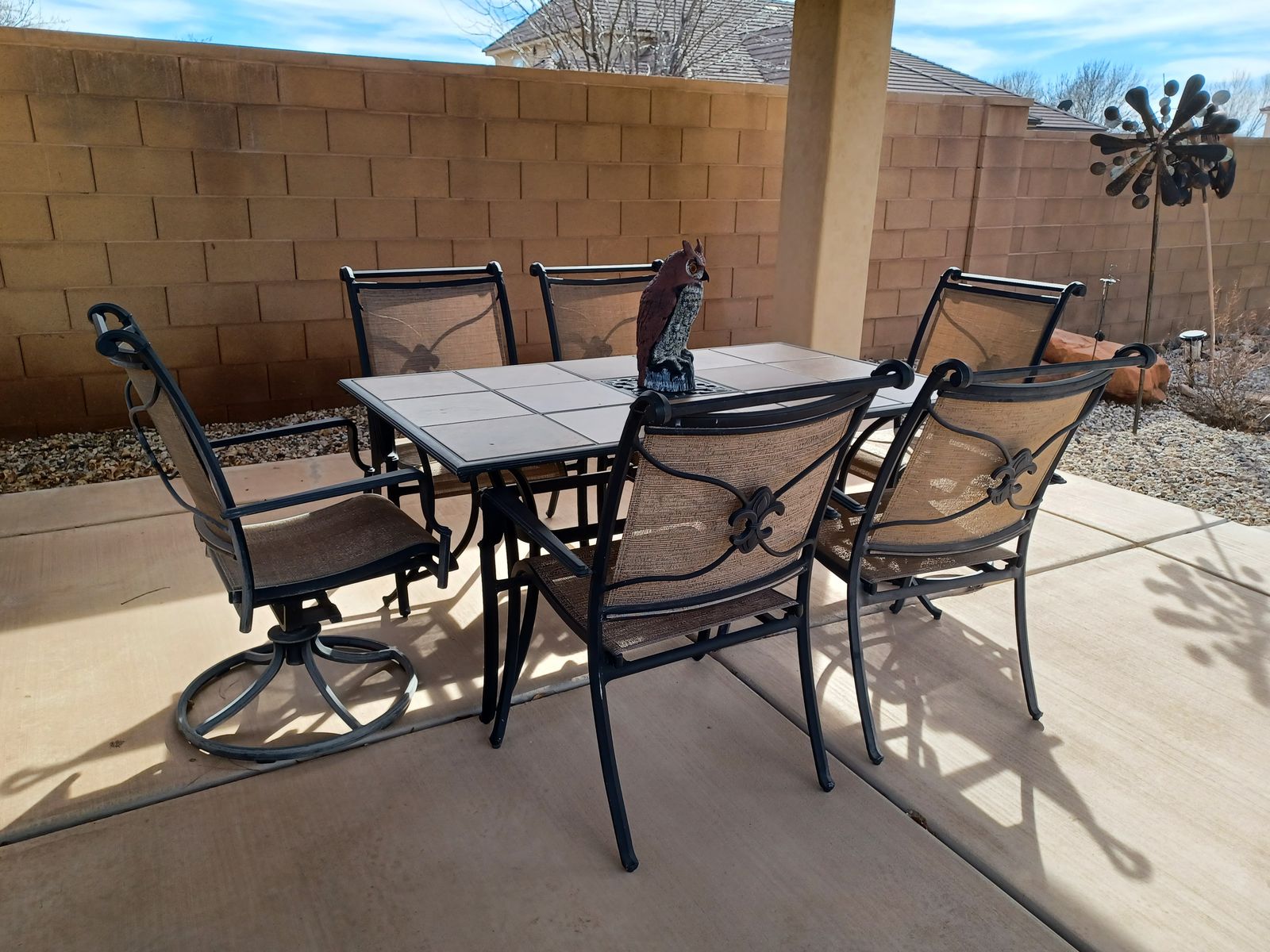 Six piece Patio set