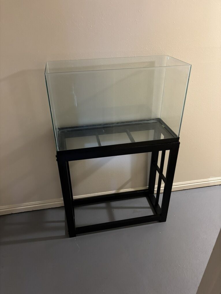 Rimless 29 Gallon Fishtank And Stand