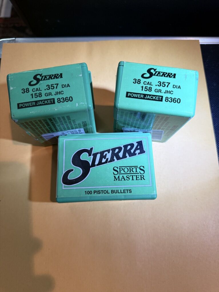 Sierra 38 cal./.357 158 gr. JHC