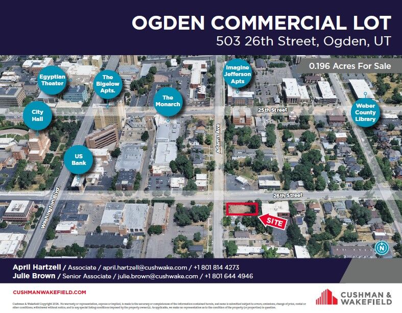 0.196 Acres for Sale in Downtown Ogden