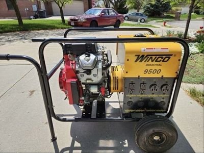 Winco Industrial 9500 Generator with Honda 18.0 V-Twin Engine - Low Hours