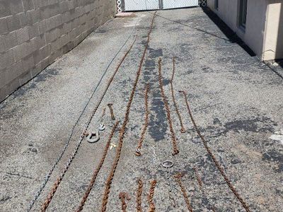 Assorted Heavy Duty Chains - Various Lengths & Gauge - Rustic & Galvanized Finishes
