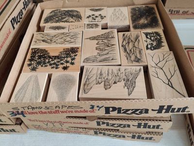 Box #34 of 65, New, old stock rubber stamps, designed mainly for people that like to make their own greeting cards.