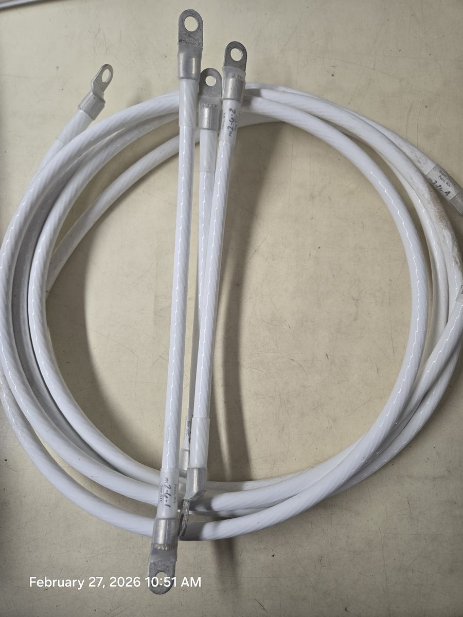 Piper Copper Cable Kit PA-24-250 + Concorde Battery Adapter Plates