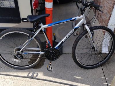 Huffy Granite 26" Mountain Bike - Silver/Blue
