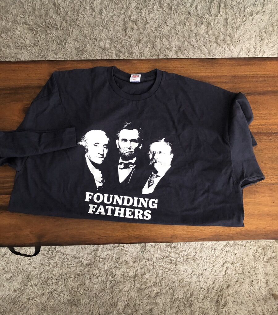 3XL XXXL Founding Fathers Patriotic Shirt