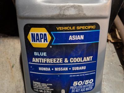 Asian Vehicle Antifreeze Blue Coolant