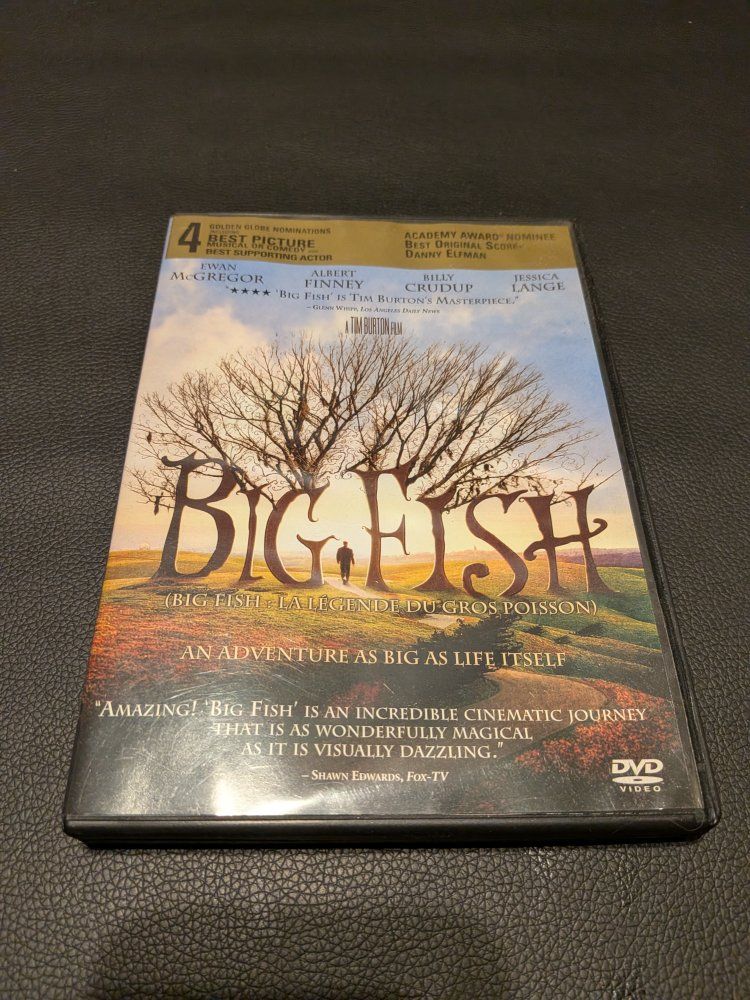 Big Fish DVD - Tim Burton Film, Golden Globe Nominee, Ewan McGregor, Albert Finney
