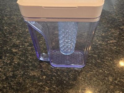 Samsung AutoFill Water Pitcher Replacement Part, Clear with Purple Tint, 1.4L Capacity