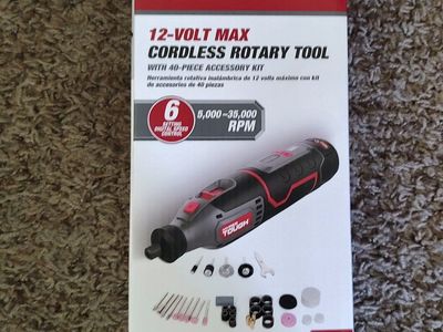 New Hyper Tough 12V Cordless Rotary Tool